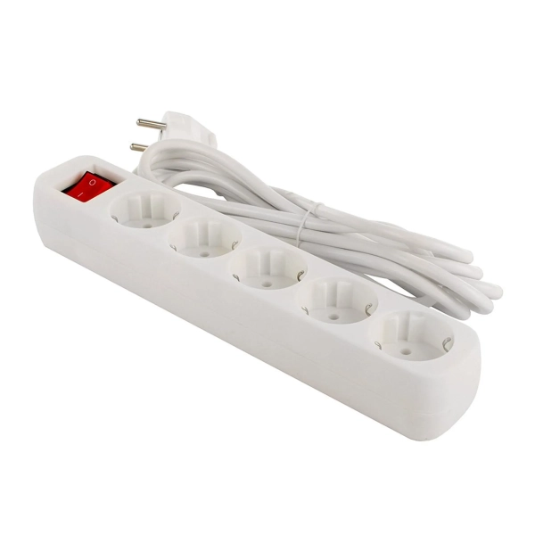 Купить Сетевой фильтр ColorWay 5 розеток 3м White (CW-PSEA53W) - фото 3