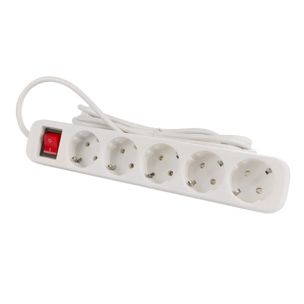 Купить Сетевой фильтр ColorWay 5 розеток 3м White (CW-PSEA53W) - фото 4