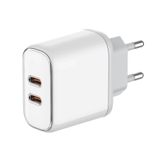 Купити Зарядний пристрій ColorWay 2USB-C 40W 3A White (CW-CHS048PD-WT) - фото 3