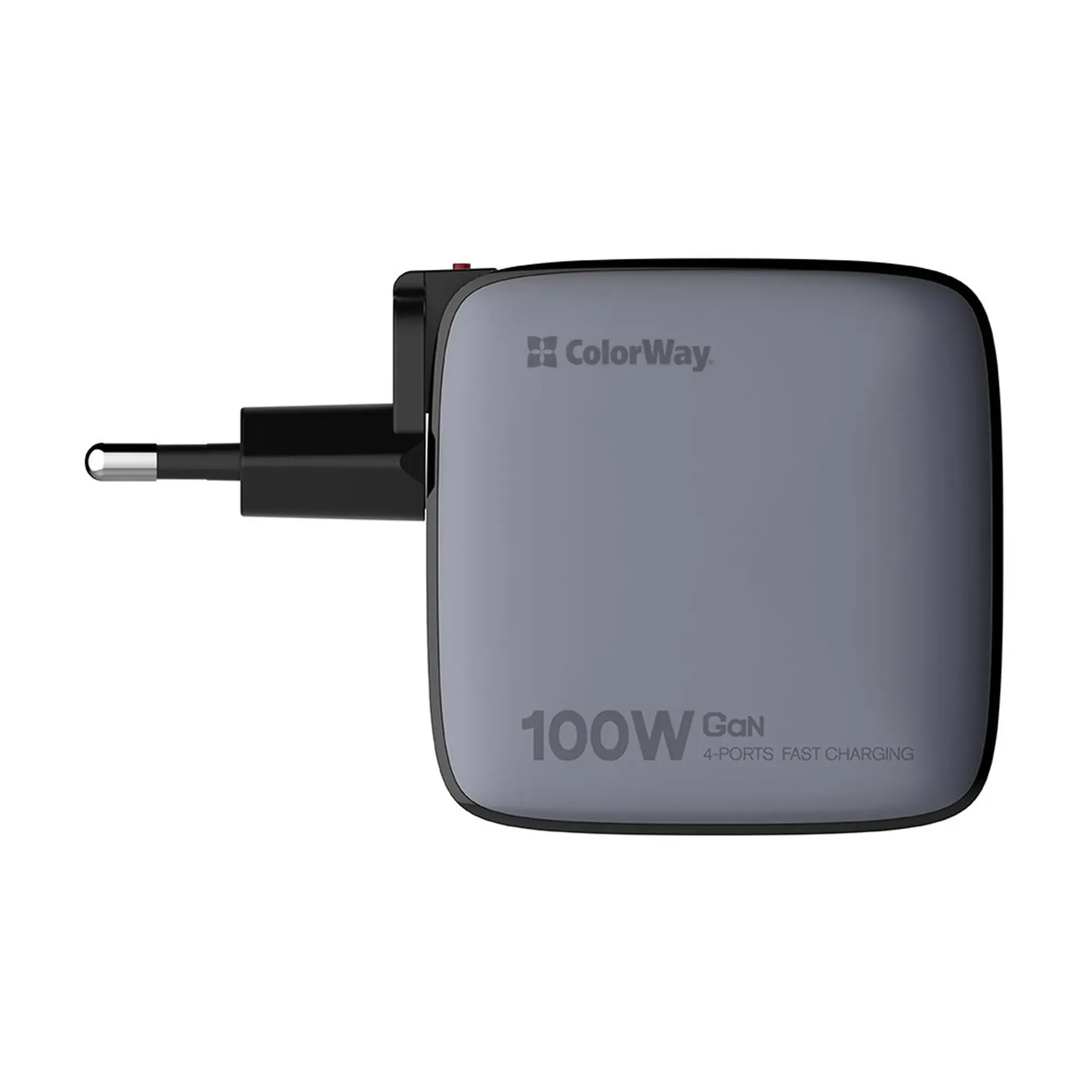 Купити Зарядний пристрій ColorWay 3USB-C+USB 100W GaN Black (CW-CHS047PD-BK) - фото 3