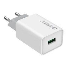 Купить Зарядное устройство ColorWay USB 18W 3A White (CW-CHS013Q-WT) - фото 2