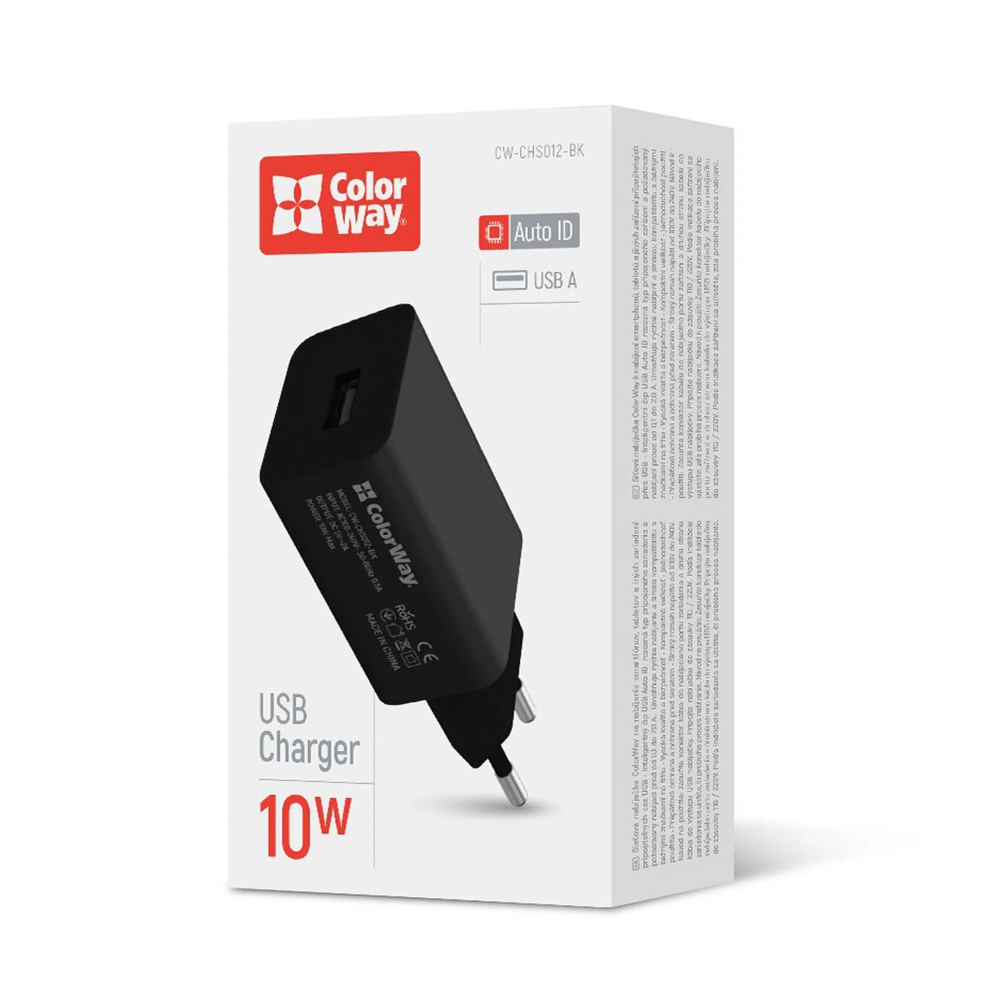 Купить Зарядное устройство ColorWay USB 10W 2A Black (CW-CHS012-BK) - фото 5