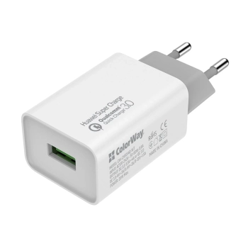 Купить Зарядное устройство ColorWay USB 20W 4A White (CW-CHS014Q-WT) - фото 1
