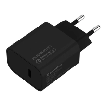 Купить Зарядное устройство ColorWay USB-C 20W V2 Black (CW-CHS026PD-BK) - фото 1