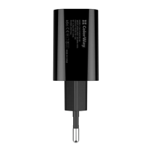 Купить Зарядное устройство ColorWay USB-C 20W V2 Black (CW-CHS026PD-BK) - фото 4