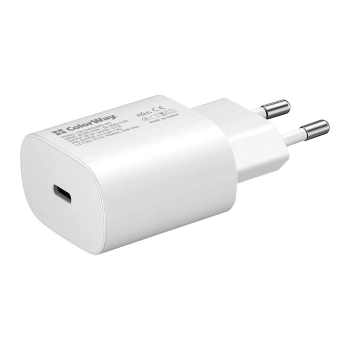 Купити Зарядний пристрій ColorWay USB-C 25W 3A White (CW-CHS033PD-WT) - фото 1
