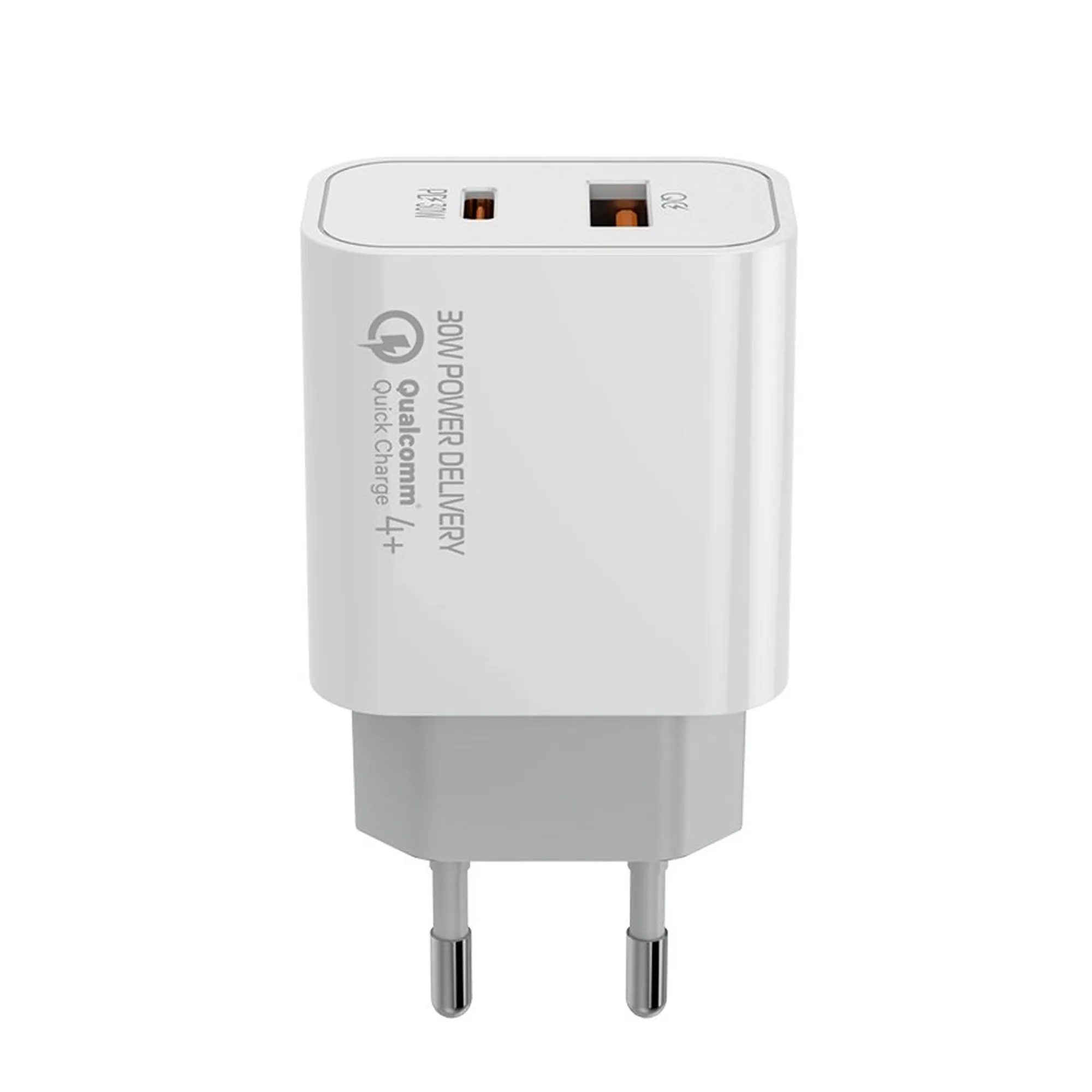 Купить Зарядное устройство ColorWay USB-C+USB 30W 3A White (CW-CHS037PD-WT) - фото 6
