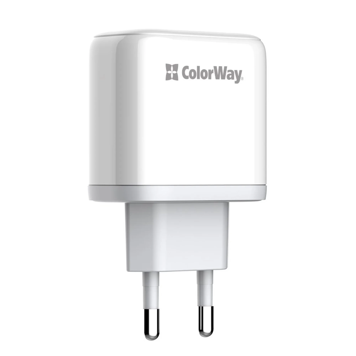 Купить Зарядное устройство ColorWay USB-C+USB 45W 5A White (CW-CHS042PD-WT) - фото 3