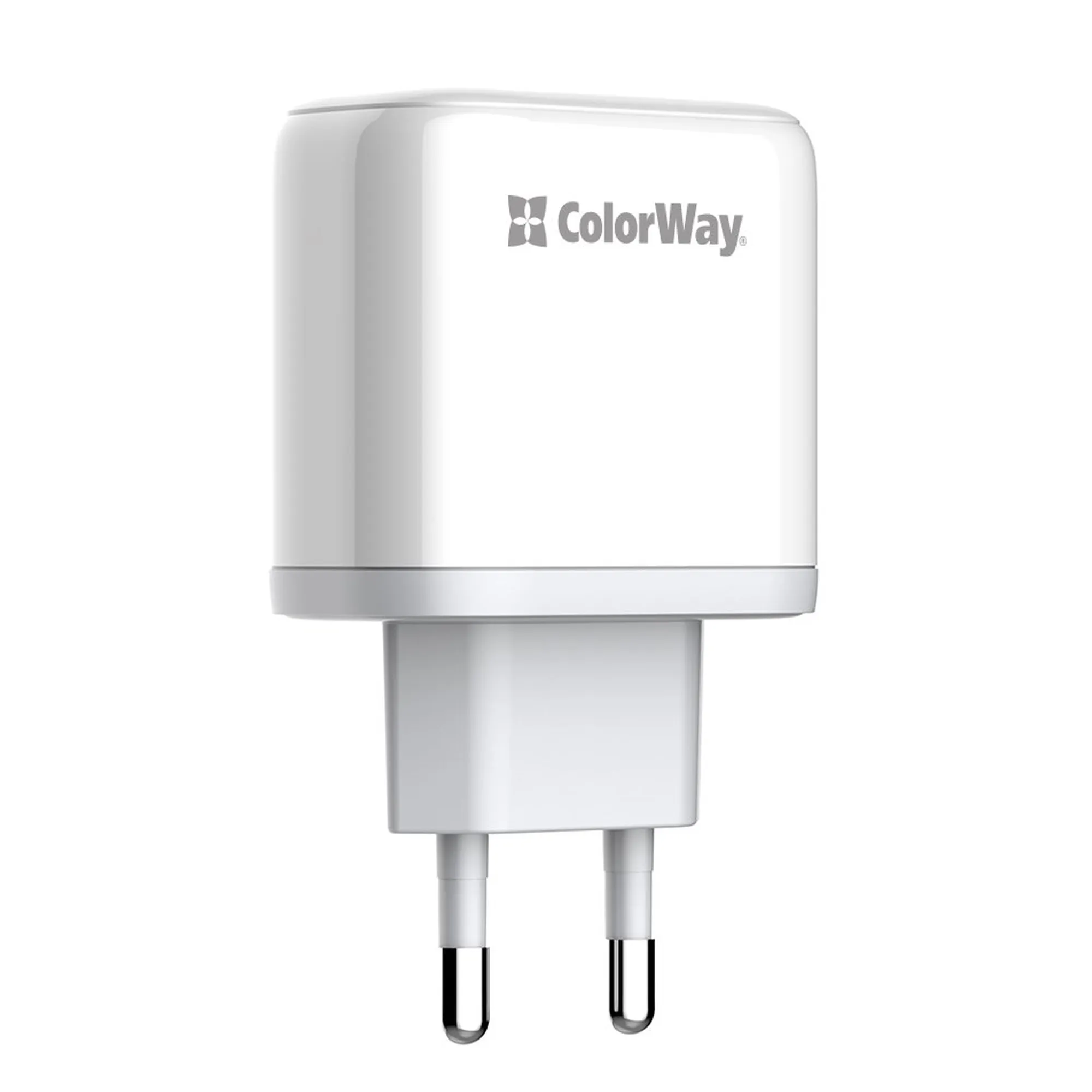 Купить Зарядное устройство ColorWay USB-C+USB 45W 5A White (CW-CHS042PD-WT) - фото 3