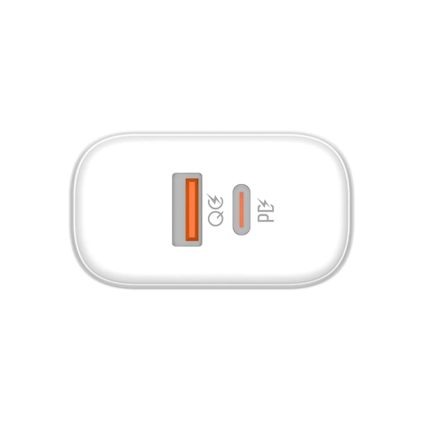 Купить Зарядное устройство ColorWay USB-C+USB 45W 5A White (CW-CHS042PD-WT) - фото 5