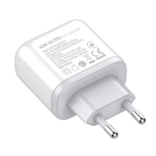 Купить Зарядное устройство ColorWay USB-C+USB 45W 5A White (CW-CHS042PD-WT) - фото 8