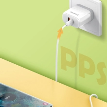 Купить Зарядное устройство ColorWay USB-C+USB 45W 5A White (CW-CHS042PD-WT) - фото 10