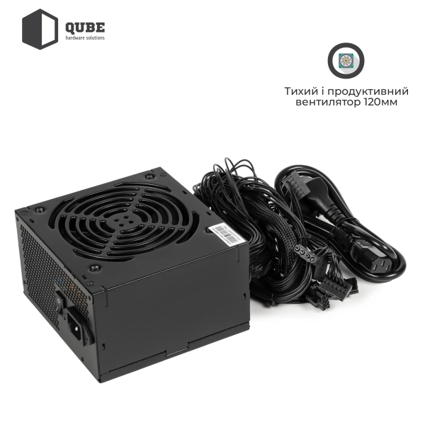 Купить Блок питания QUBE 550W 80+ Bronze QBC-GPM-550W-80B - фото 2