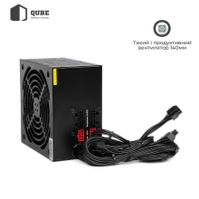 Купити Блок живлення QUBE 750W 80+ Bronze Semi-Modular QBC-GPM-750W-80B - фото 3