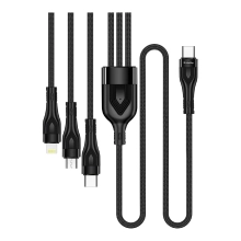 Купить Кабель ColorWay 3в1 USB-C - Lightning+MicroUSB+USB-C 60W 3A 1.2m Black (CW-CBPDU3060-BK) - фото 2