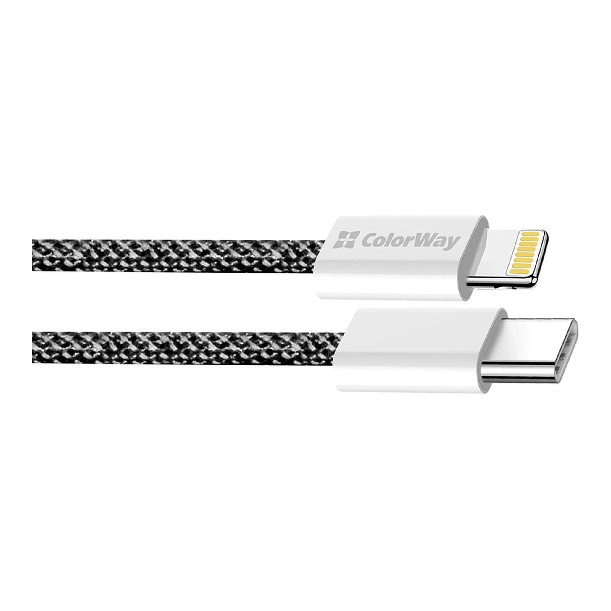 Купить Кабель ColorWay USB-C - Lightning 27W 3A 1m Black (CW-CBPDCL061-BK) - фото 5