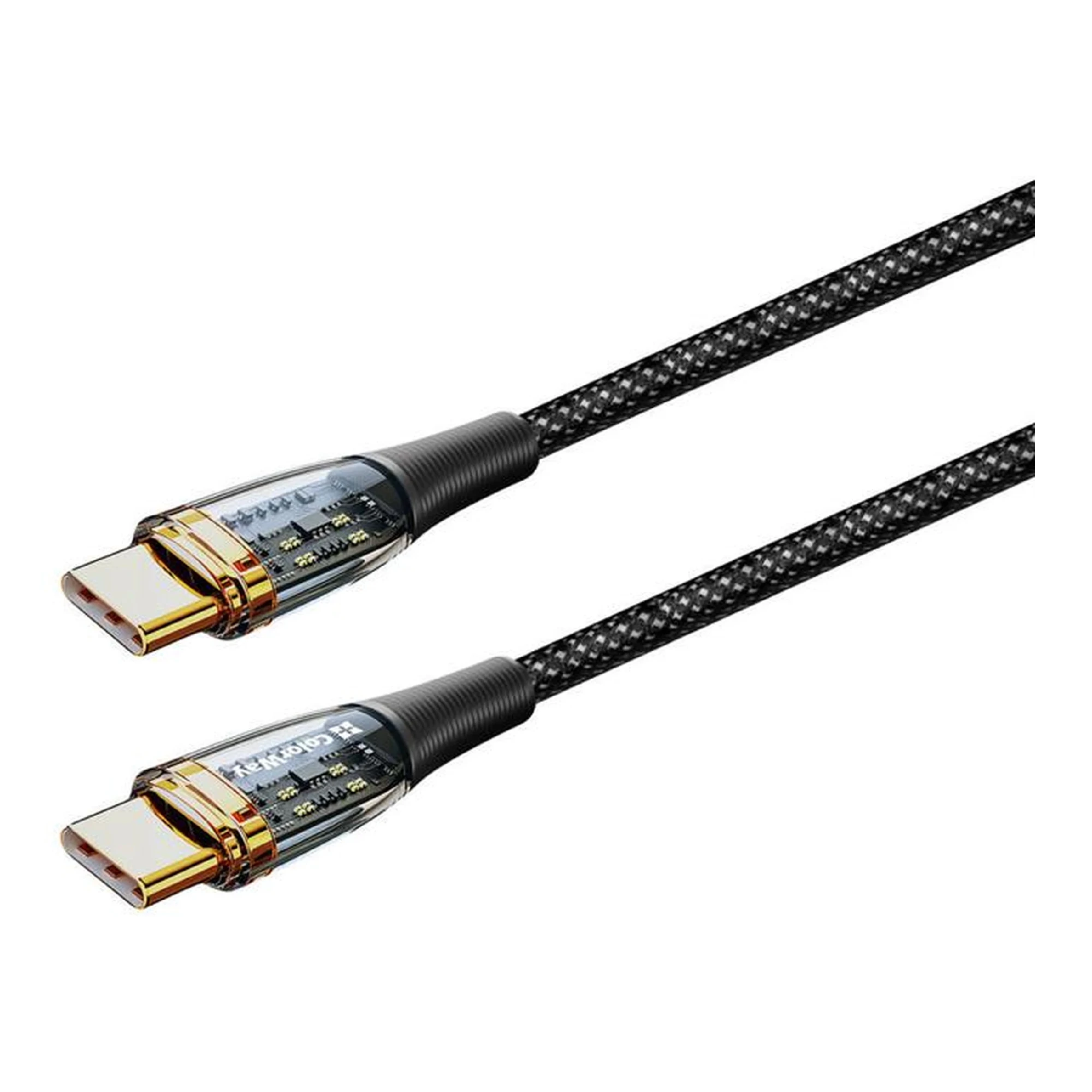 Купить Кабель ColorWay USB-C - USB-C 100W 5А 1.2m Black (CW-CBPDCC053-BK) - фото 5