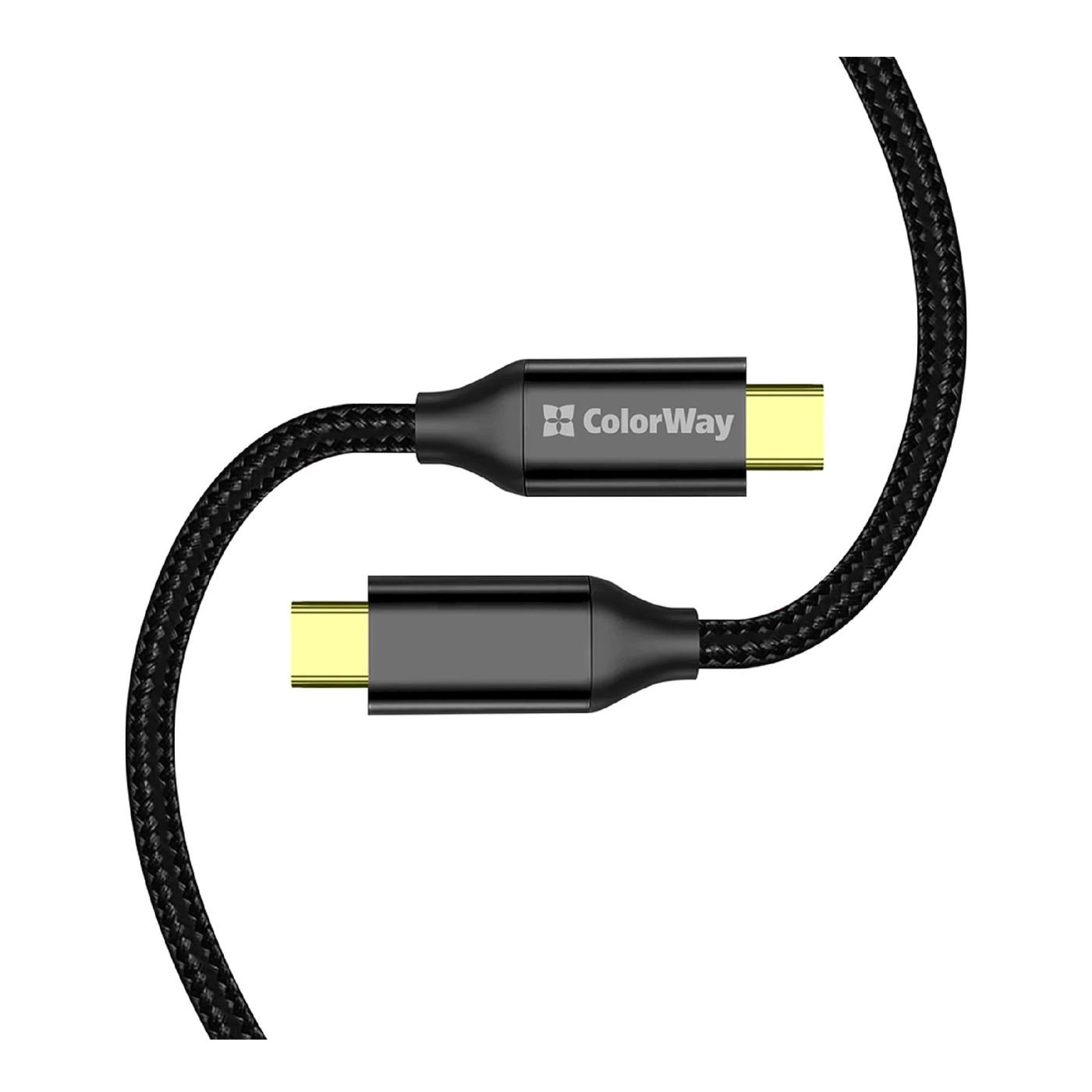 Купить Кабель ColorWay USB-C - USB-C 100W 5А 1m Black (CW-CBPDCC062-BK) - фото 3