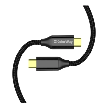 Купить Кабель ColorWay USB-C - USB-C 100W 5А 1m Black (CW-CBPDCC062-BK) - фото 3