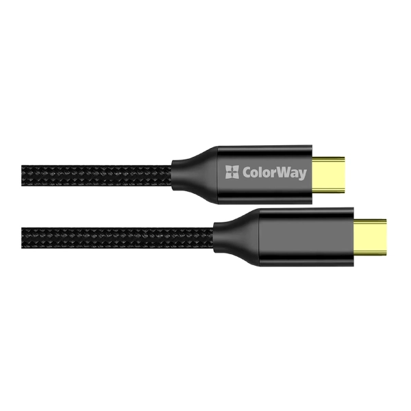 Купить Кабель ColorWay USB-C - USB-C 100W 5А 1m Black (CW-CBPDCC062-BK) - фото 5