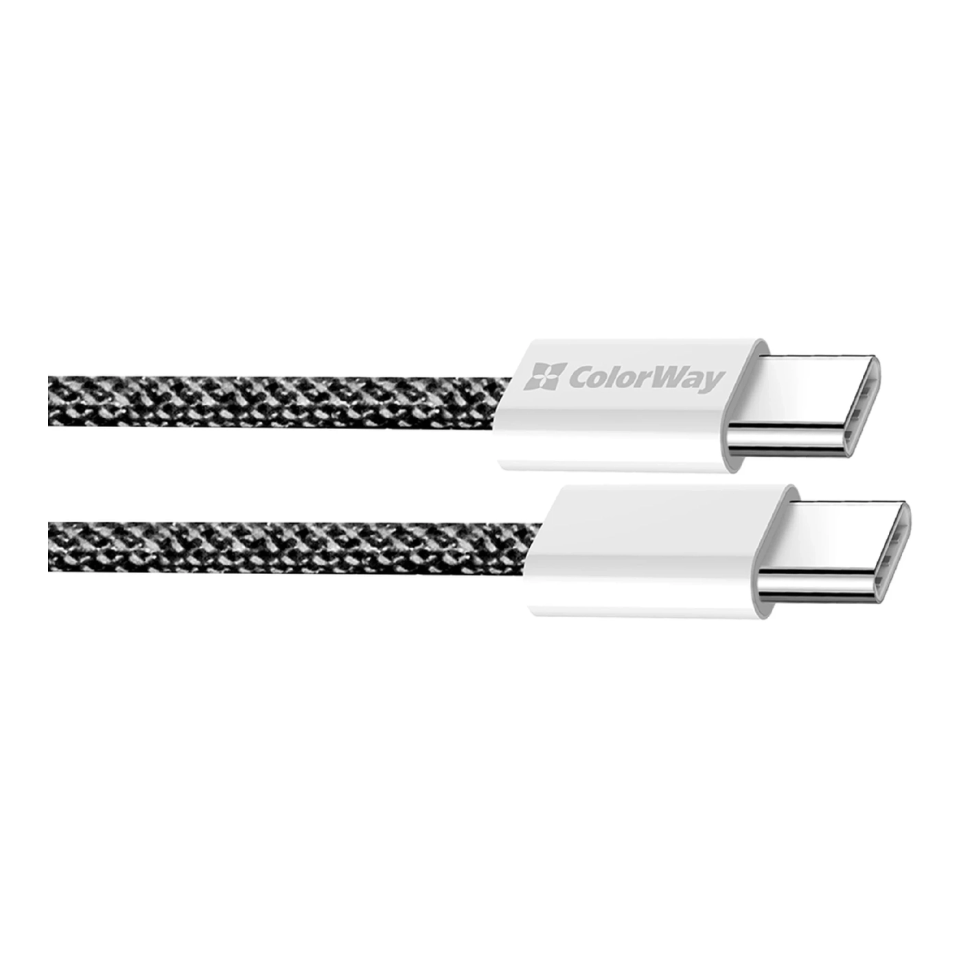 Купити Кабель ColorWay USB-C - USB-C 60W 3А 2m Black (CW-CBPDCC068-BK) - фото 7