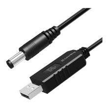 Купить Кабель ColorWay для роутера 12V USB-DC 1m Black (CW-CBUD067-BK) - фото 2