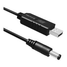 Купить Кабель ColorWay для роутера 12V USB-DC 1m Black (CW-CBUD067-BK) - фото 3