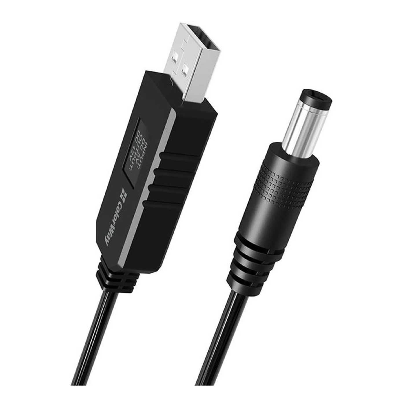 Купить Кабель ColorWay для роутера 9V USB-DC 1m Black (CW-CBUD066-BK) - фото 1
