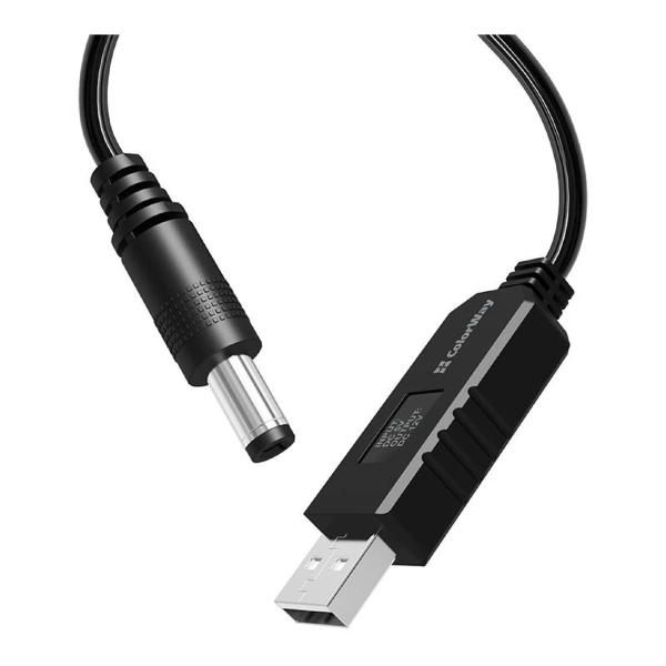 Купить Кабель ColorWay для роутера 9V USB-DC 1m Black (CW-CBUD066-BK) - фото 5