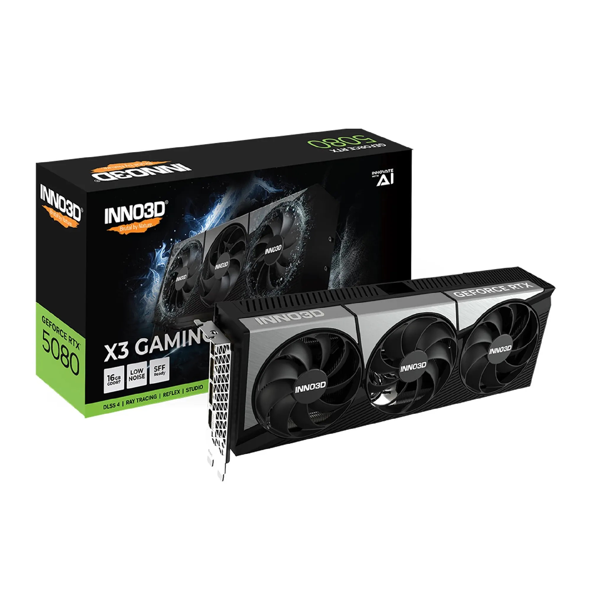 Купити Відеокарта Inno3D Nvidia GeForce RTX 5080 X3 GAMING OC 16GB (G50803-16D7X-17603930) - фото 2