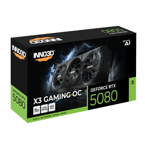 Купити Відеокарта Inno3D Nvidia GeForce RTX 5080 X3 GAMING OC 16GB (G50803-16D7X-17603930) - фото 3