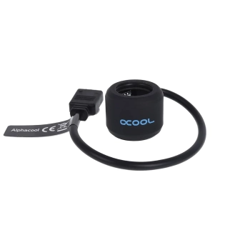 Купить Фитинг Alphacool Aurora HardTube LED Ring 16mm Deep Black (15325) - фото 1