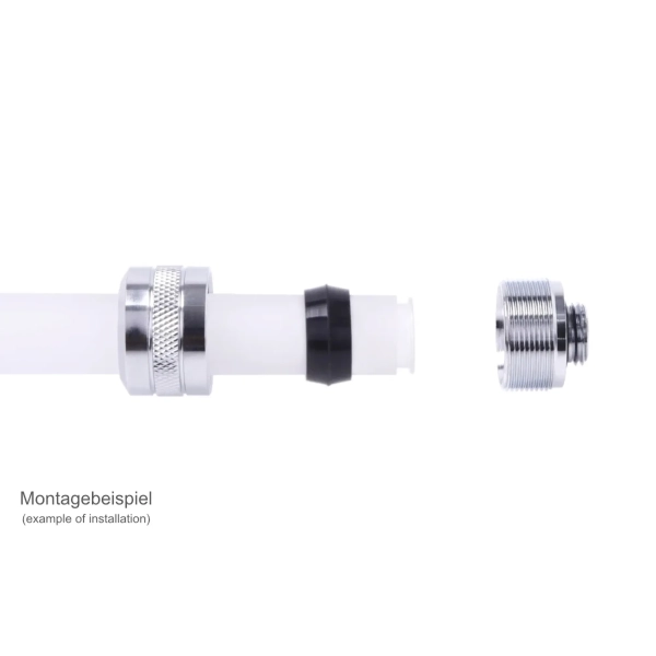 Купити Фітинг Alphacool Eiszapfen PRO 16mm HardTube fitting Chrome 6-pack (17476) - фото 4