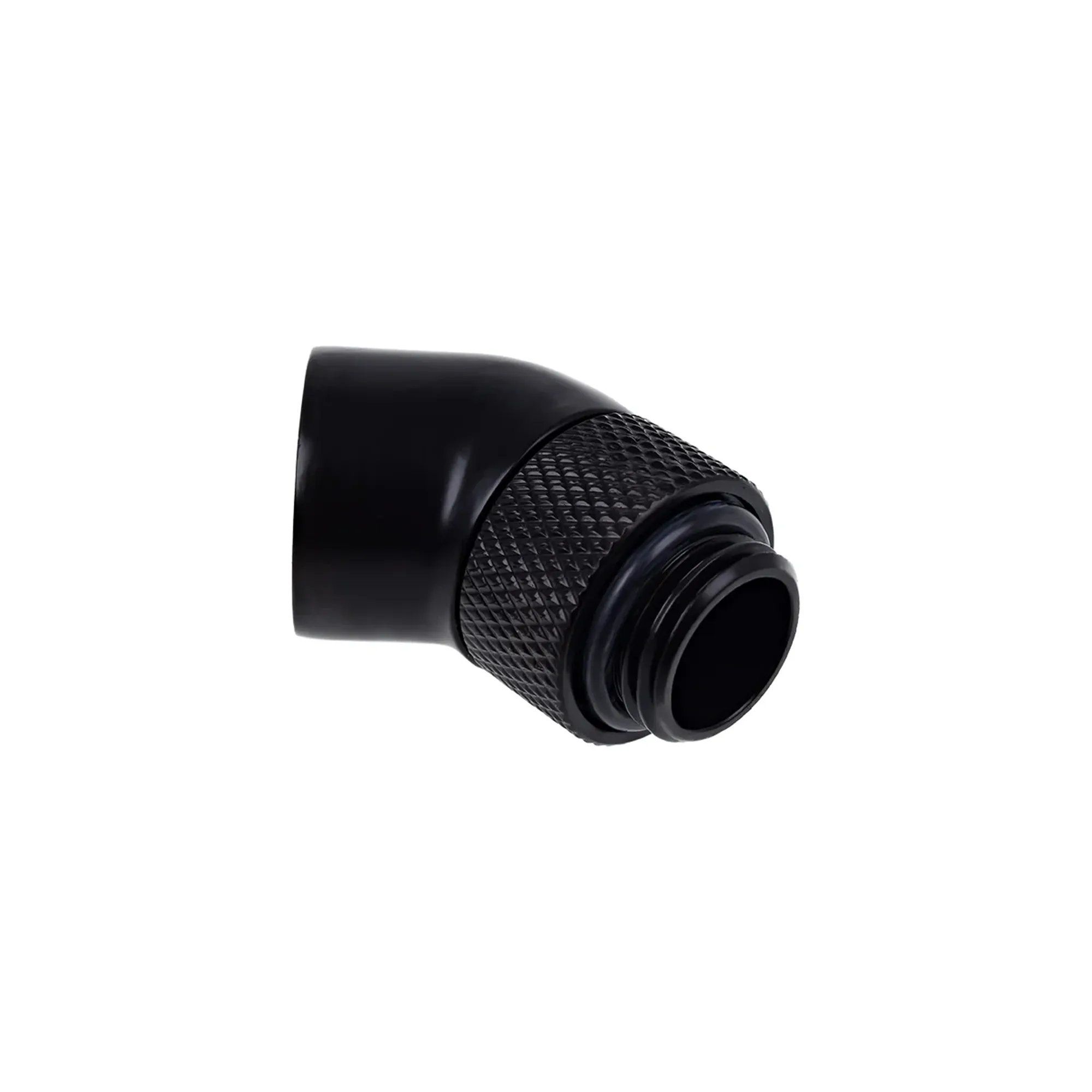 Купить Фитинг Alphacool Eiszapfen angle adapter 45° rotatable Deep Black (17246) - фото 1