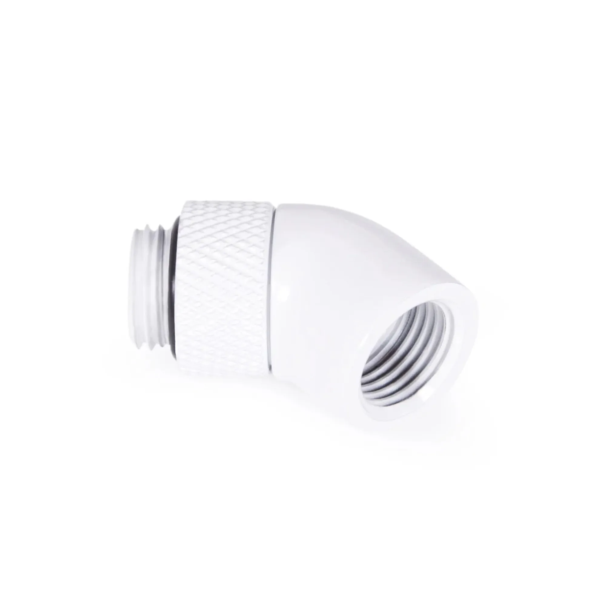 Купить Фитинг Alphacool Eiszapfen angle adapter 45° rotatable White (17487) - фото 2