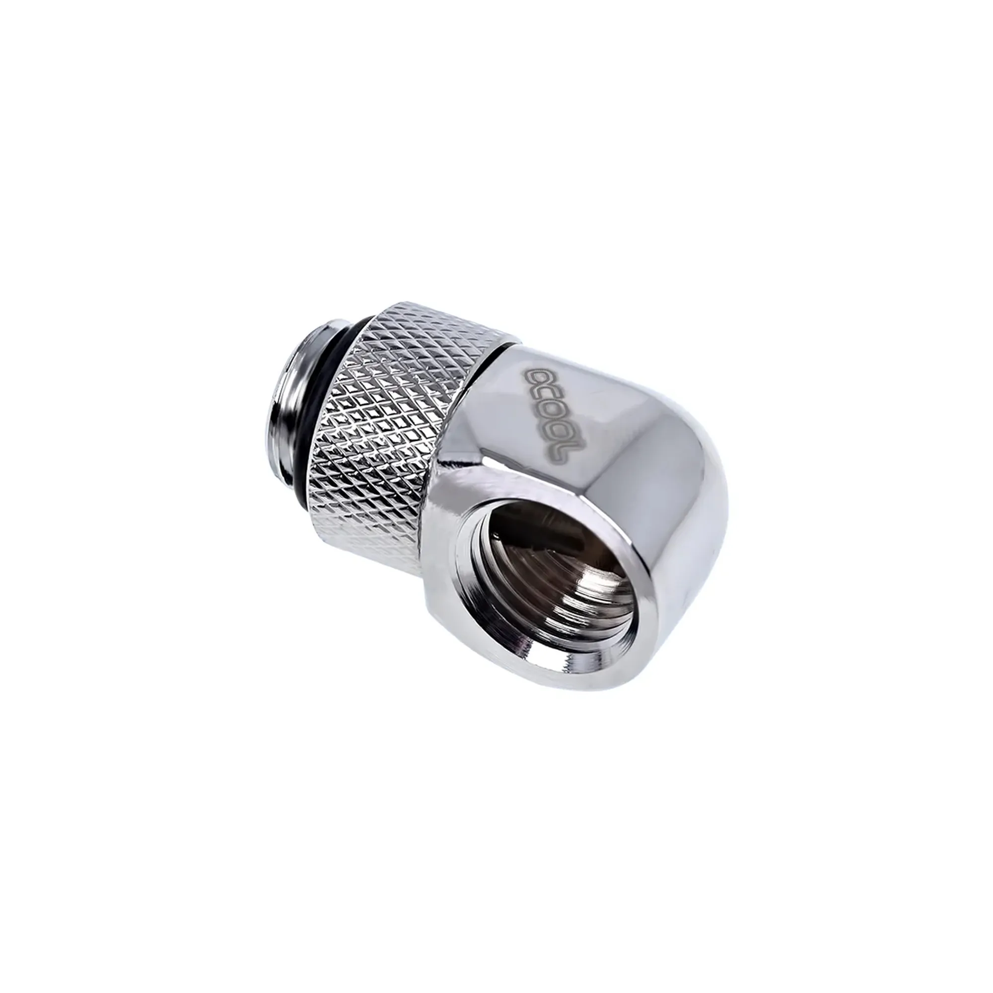 Купить Фитинг Alphacool Eiszapfen L-connector rotatable Chrome (17249) - фото 1