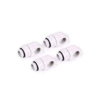 Купить Фитинг Alphacool Eiszapfen L-connector rotatable White 4-pack (17619) - фото 1