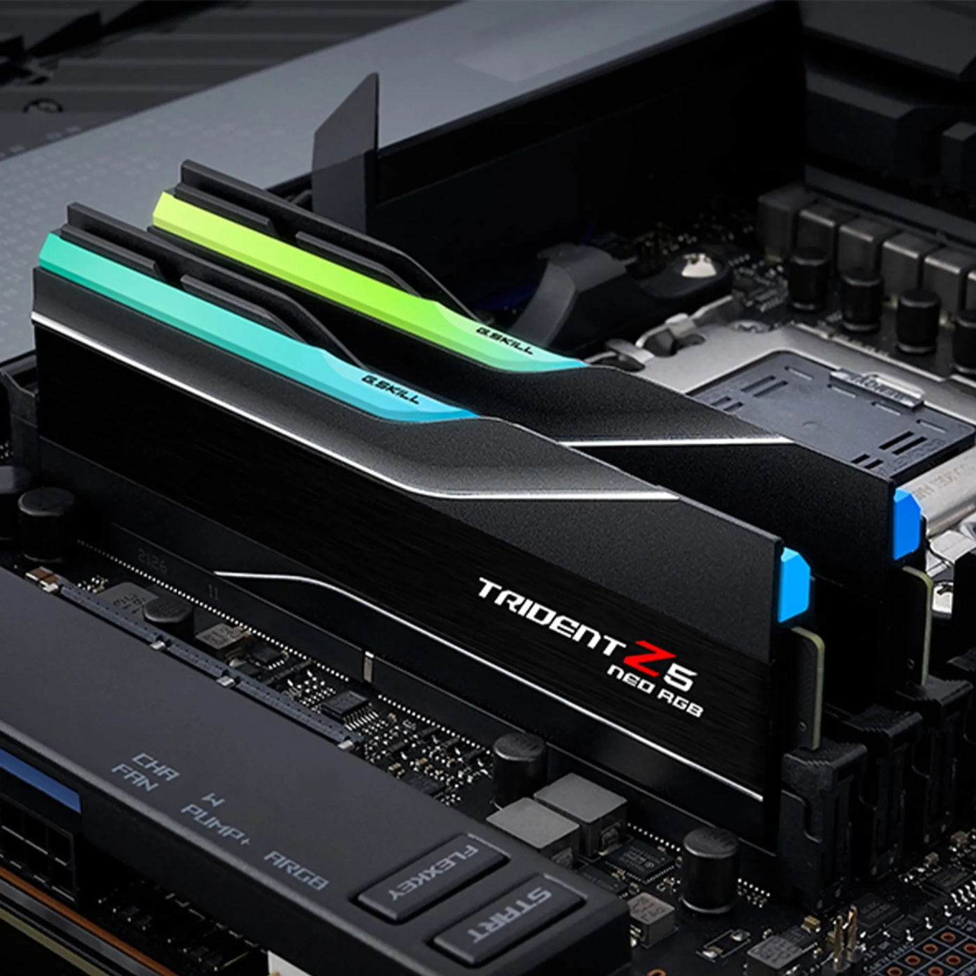 Купить Модуль памяти G.Skill Trident Z5 Neo RGB Black DDR5-6000 64GB (2x32GB) (F5-6000J2836G32GX2-TZ5NR) - фото 5