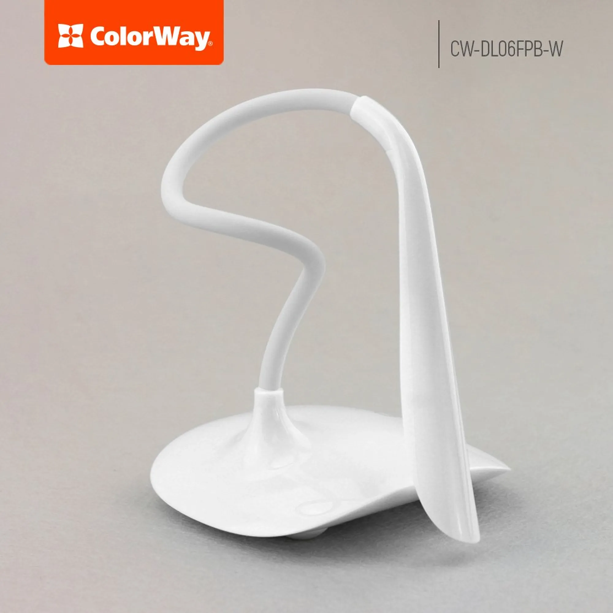 Купить Настольная лампа ColorWay Portable & Flexible White со встроенным аккумулятором (CW-DL06FPB-W) - фото 11