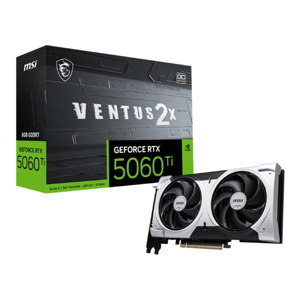 Купити Відеокарта MSI Nvidia GeForce RTX 5060 Ti VENTUS 2X OC PLUS 8GB (G506T-8V2CP) - фото 5