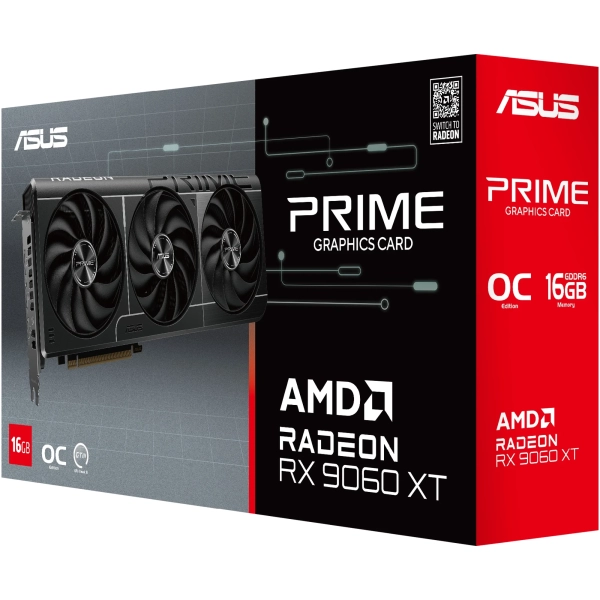 Купить Видеокарта ASUS AMD Radeon RX 9060 XT PRIME OC 16GB GDDR6 (PRIME-RX9060XT-O16G) - фото 10