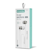 Купити Навушники ColorWay 3.5mm Wired Earphone UrbanBeat White (CW-WD03WT) - фото 2