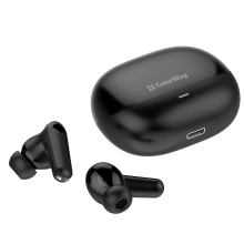 Купити Навушники СolorWay Slim TWS-1 Earbuds Long Life Black (CW-TWS1BK1) - фото 1