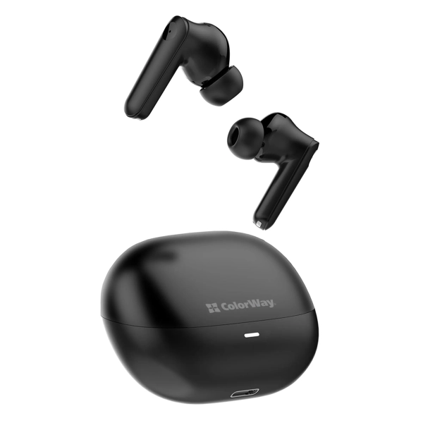 Купити Навушники СolorWay Slim TWS-1 Earbuds Long Life Black (CW-TWS1BK1) - фото 6