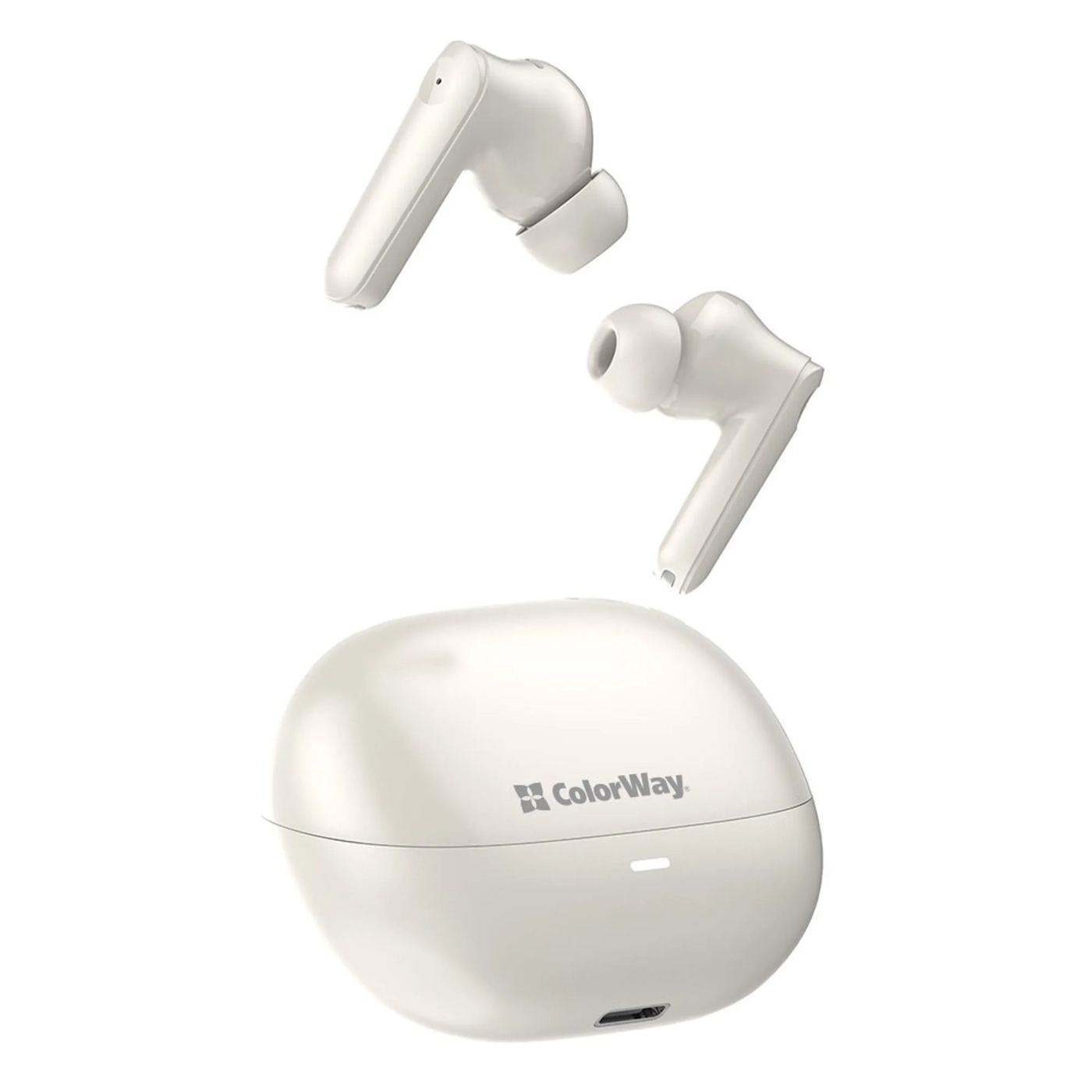Купити Навушники ColorWay Slim TWS-1 Earbuds Long Life Beige (CW-TWS1BE) - фото 10