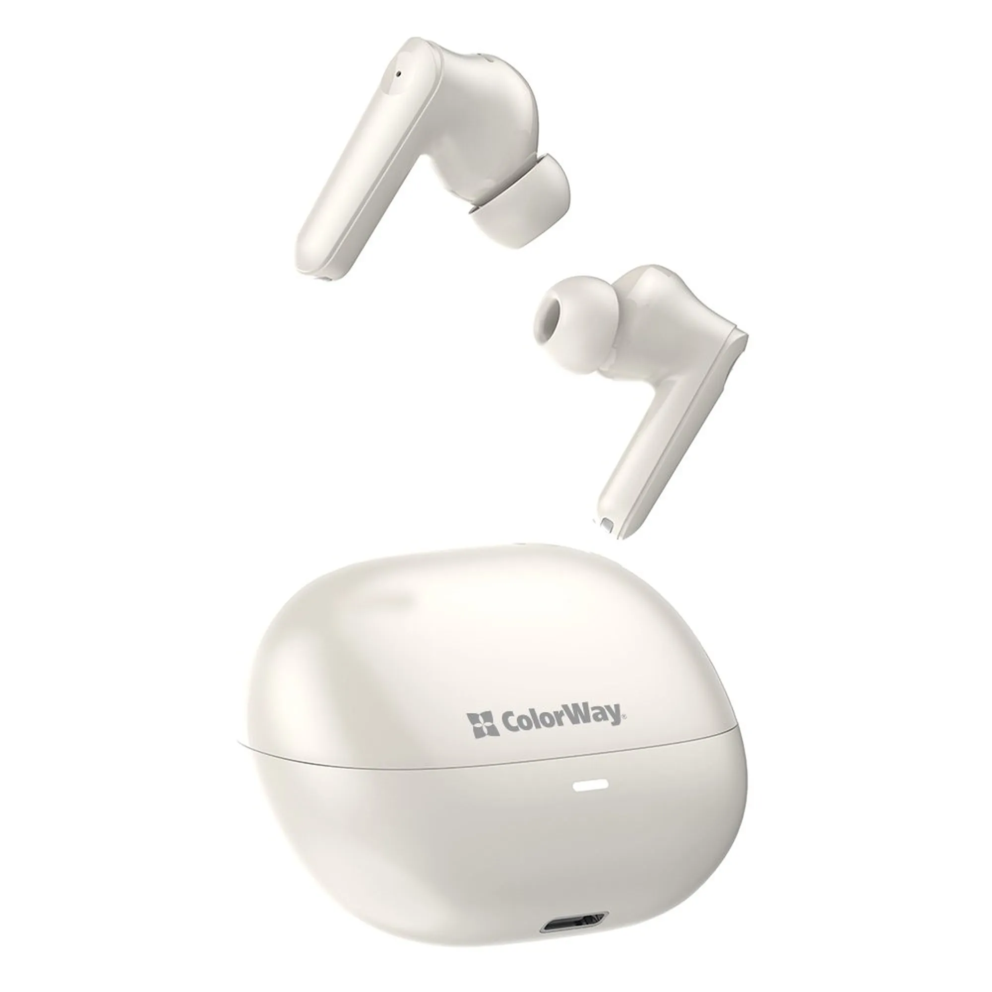 Купити Навушники ColorWay Slim TWS-1 Earbuds Long Life Beige (CW-TWS1BE) - фото 10
