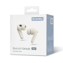 Купити Навушники ColorWay Slim TWS-1 Earbuds Long Life Beige (CW-TWS1BE) - фото 13