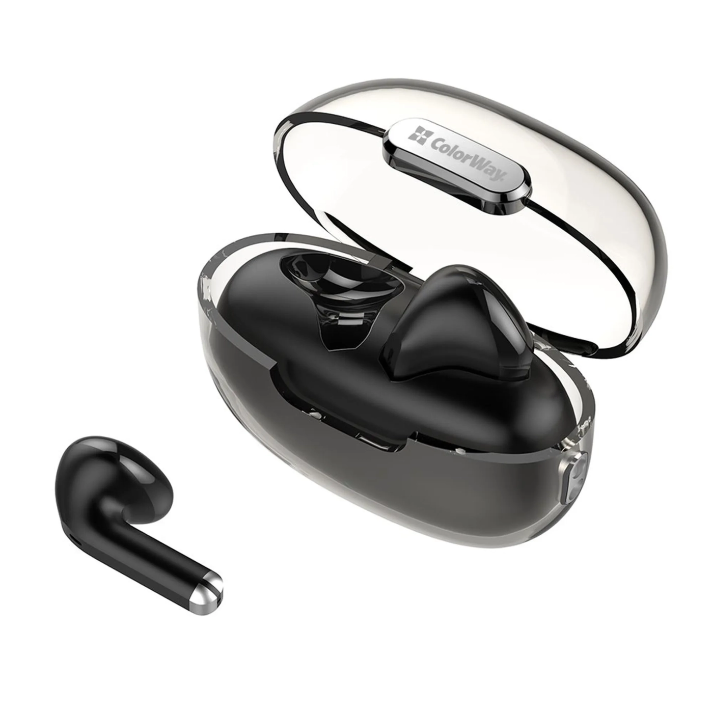 Купити Навушники ColorWay Slim TWS-2 Earbuds Black (CW-TWS2BK) - фото 2