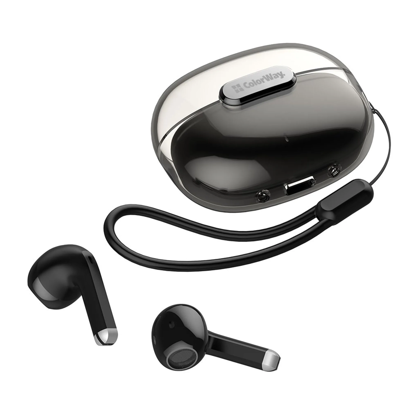 Купити Навушники ColorWay Slim TWS-2 Earbuds Black (CW-TWS2BK) - фото 3
