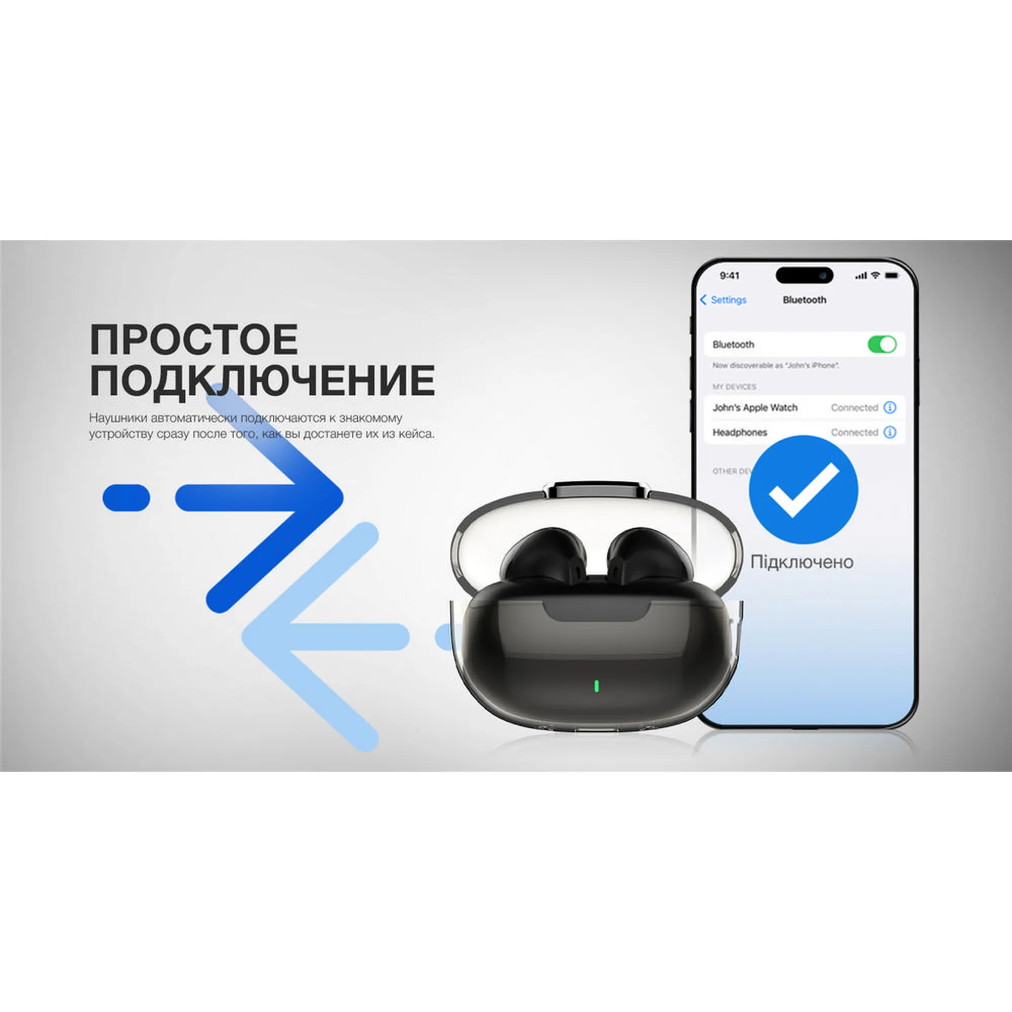 Купити Навушники ColorWay Slim TWS-2 Earbuds Black (CW-TWS2BK) - фото 12